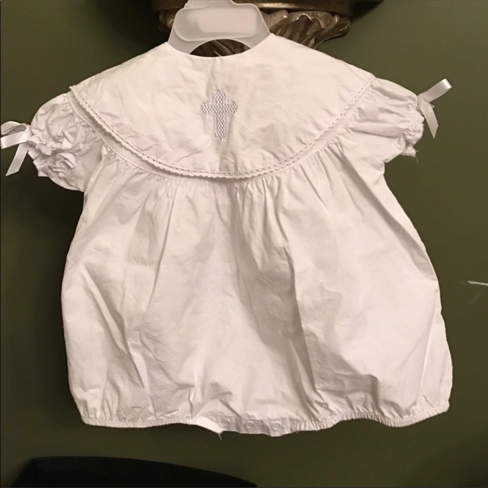 Mudpie christening gown 0-6m
